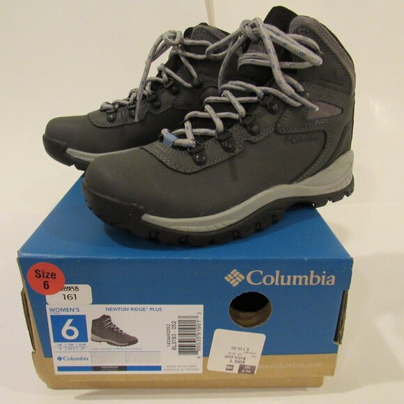 NEW$110 WOMEN'S COLUMBIA WATERPROOF HIKING BOOTS SIZE 6 - Picture 1 of 14